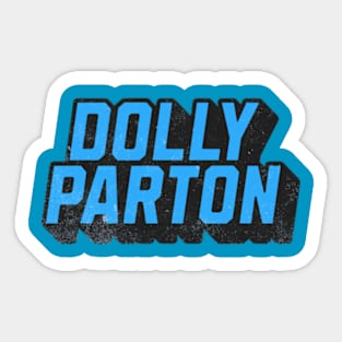 Dolly Under Blue Sticker